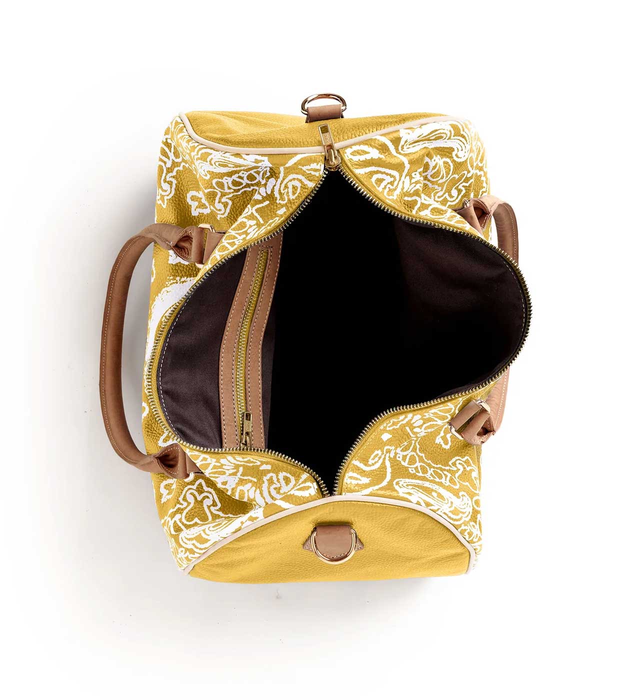 Vale Forever VS Leather Duffle Bag Yellow