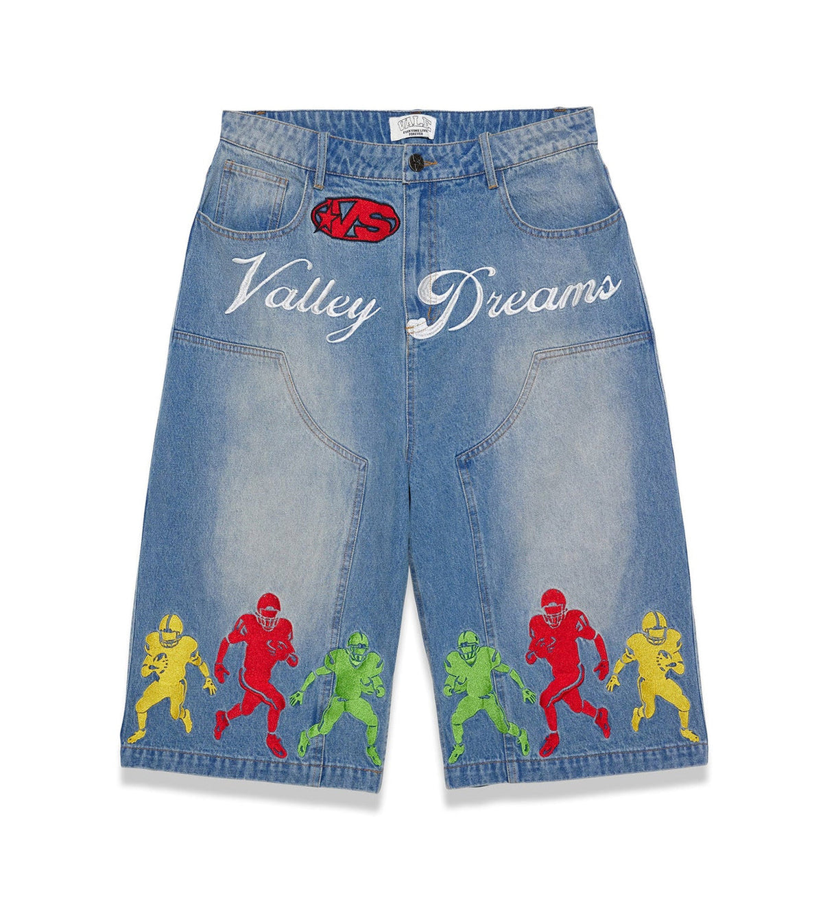 Vale Forever Valley Dream Jorts Blue