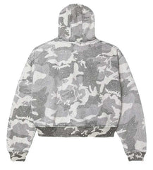 Vale Forever Winter Crystal Camo Work Jacket Grey