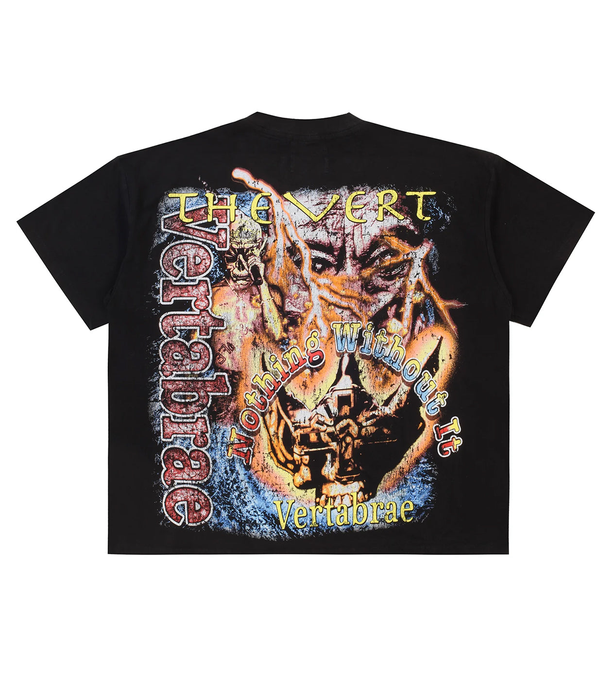 Vertabrae 7Rap Tee Black