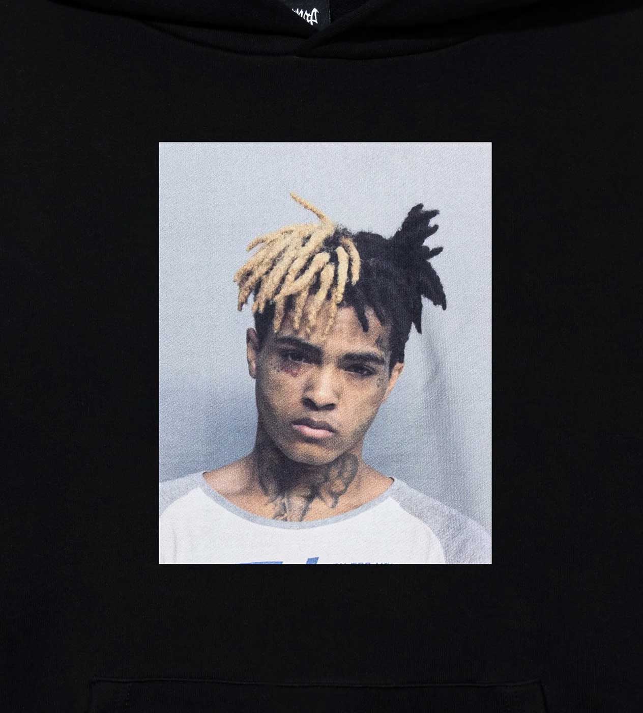 Revenge Xxxtentacion Mugshot Hoodie Black