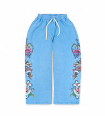 Righteous Risen King Sweatpants Blue