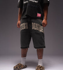 Bottega Desires Denim Shorts Black