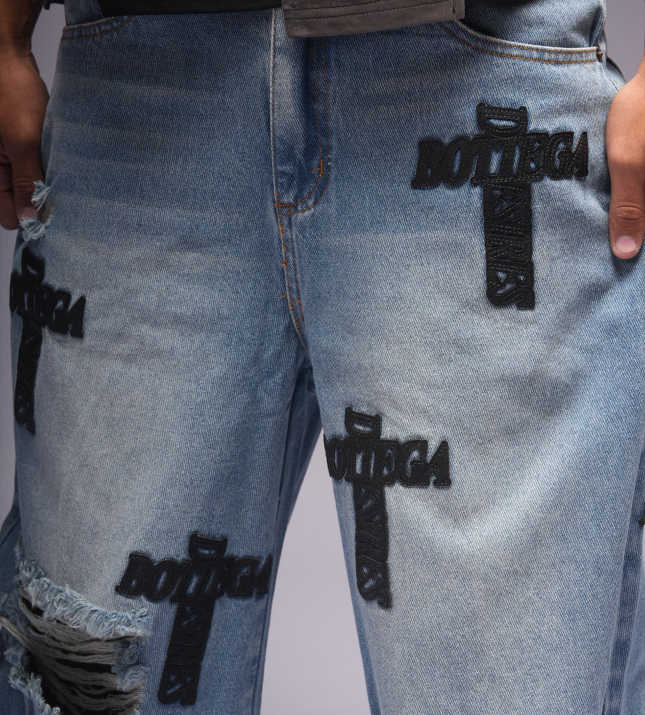Bottega Desires Holy Grail Denim Pants Blue