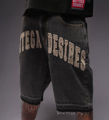 Bottega Desires Denim Shorts Black