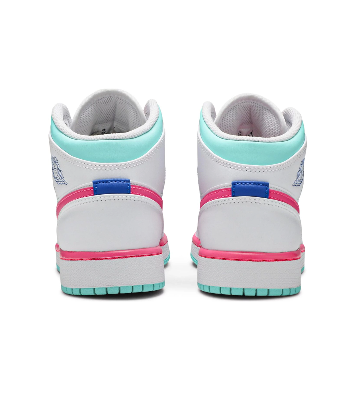 Jordan 1 Mid 'White Pink Green Soar'