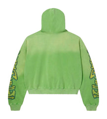 Vale Forever Taz Zip Up Hoodie Lime
