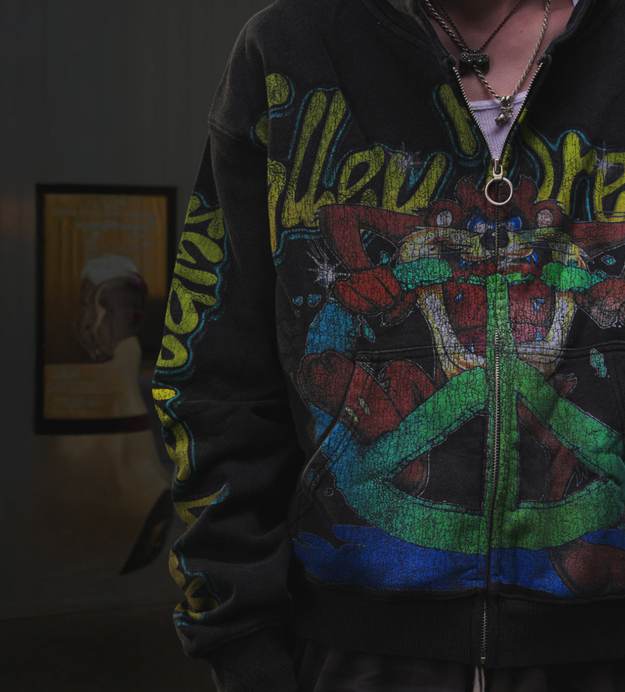 Vale Forever Taz Zip Up Hoodie Black